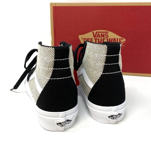 VANS  Sk8-Hi Tapered 2-Tone Linen Black Canvas W - Picture 7 of 8